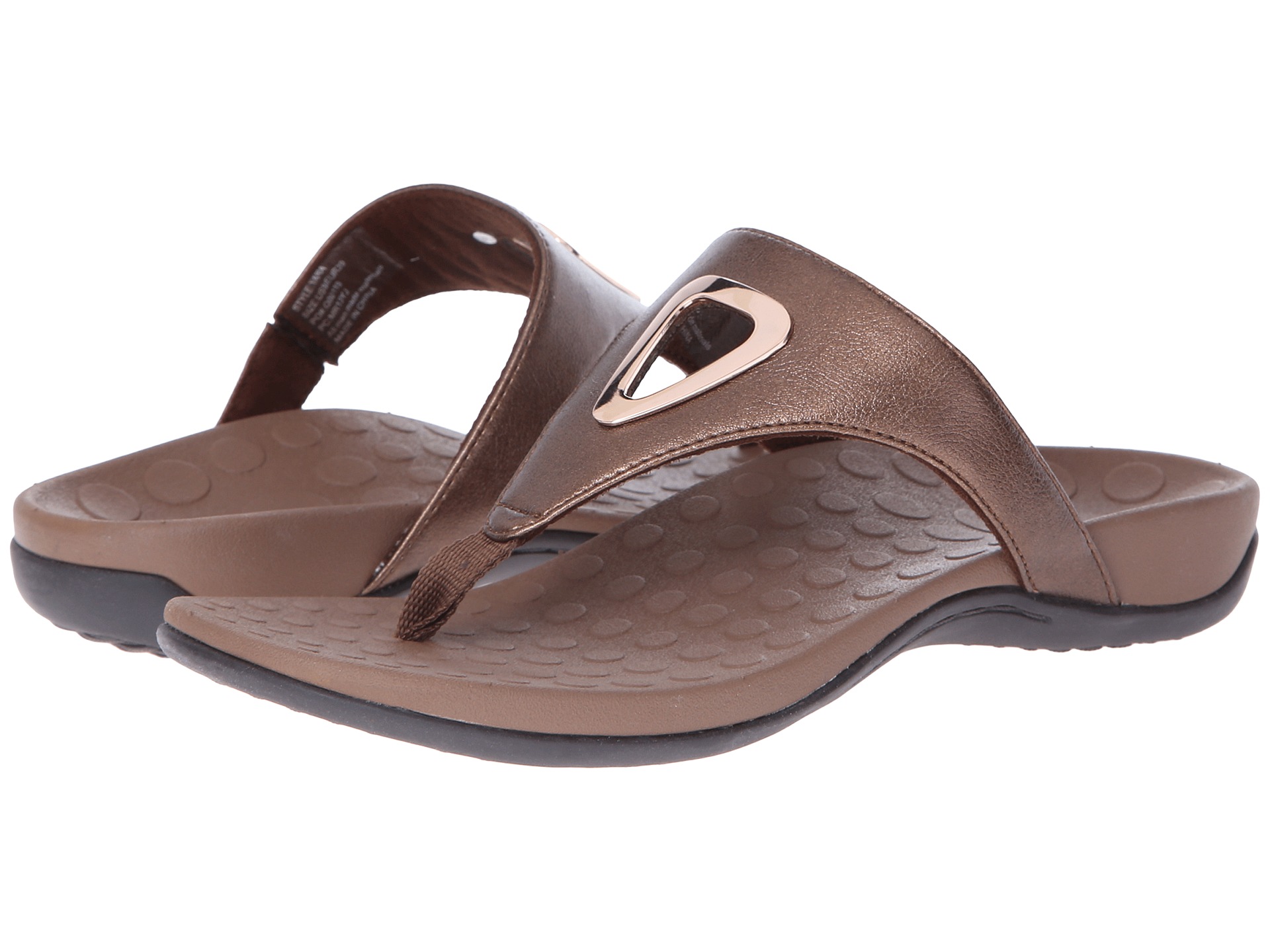 Vionic With Orthaheel Technology Yara Bronze | Shipped Free at Zappos