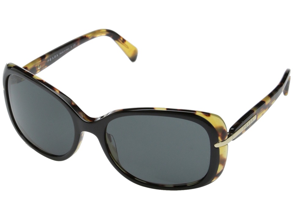 Prada 0PR 08OS Black/Havana/Grey Fashion Sunglasses