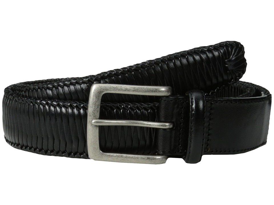 Zappos Stacy Adams - 30mm Pinseal Leather Belt (gray) Men's Belts