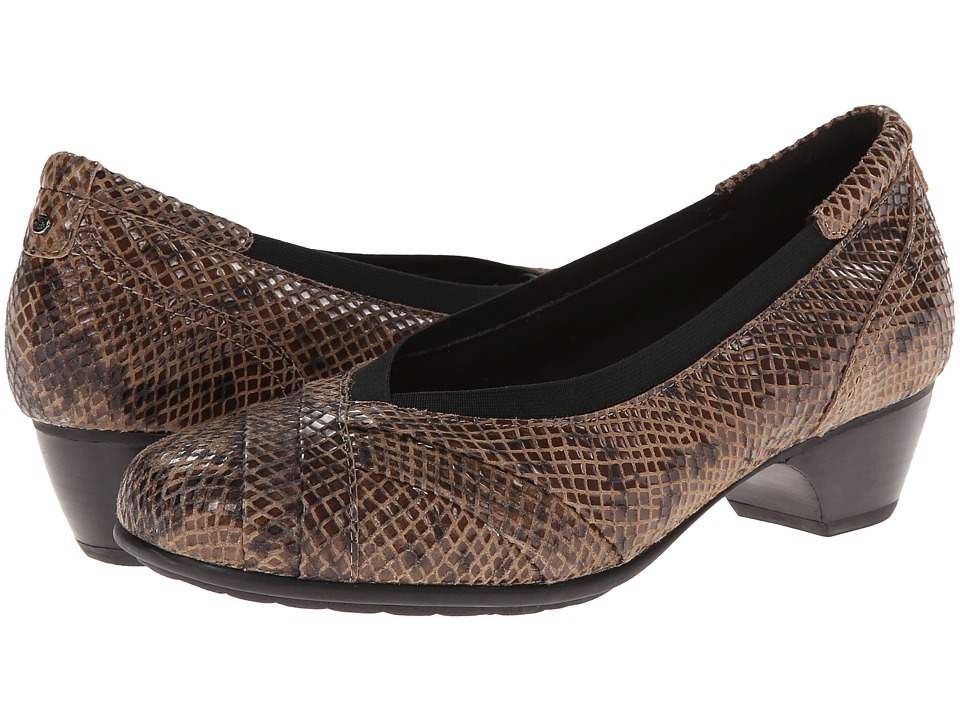 Aravon - Patsy (Taupe Snake) Women