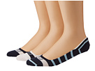 Sperry Top-Sider - Signature Invisible 3-Pair Pack (Navy/Bluebell) - Footwear