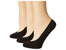 Sperry Top-Sider - Solid Micro Liner 3 Pair (Black) - Footwear