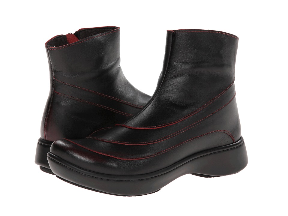 Naot Footwear Tellin (Volcanic Red Leather) Women's Zip Boots