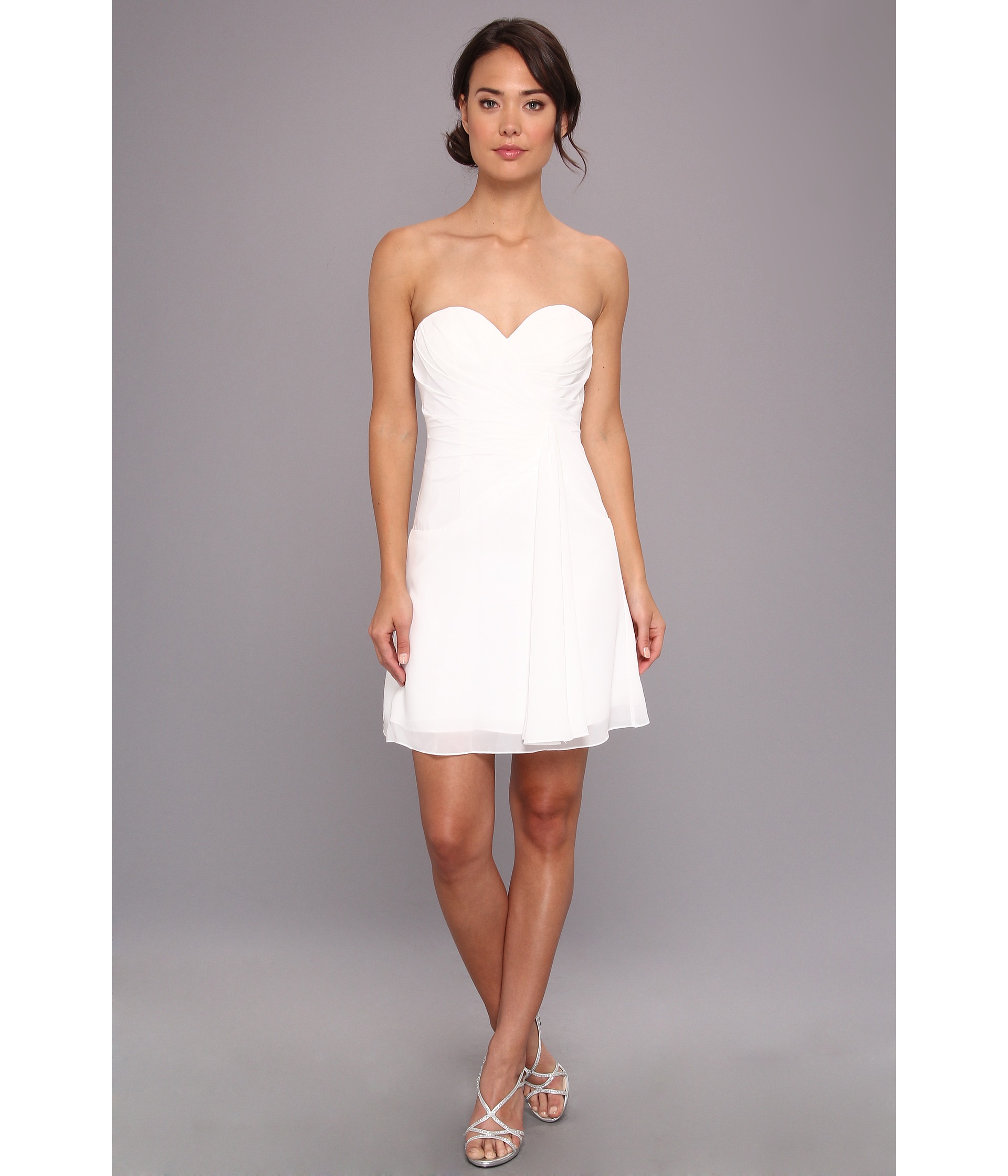 Faviana Short Strapless Sweetheart Dress 7075A - 6pm.com