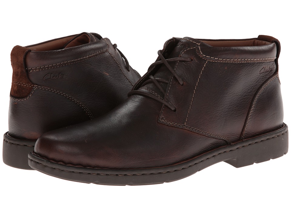 Clarks Stratton Limit (Brown Leather) Men