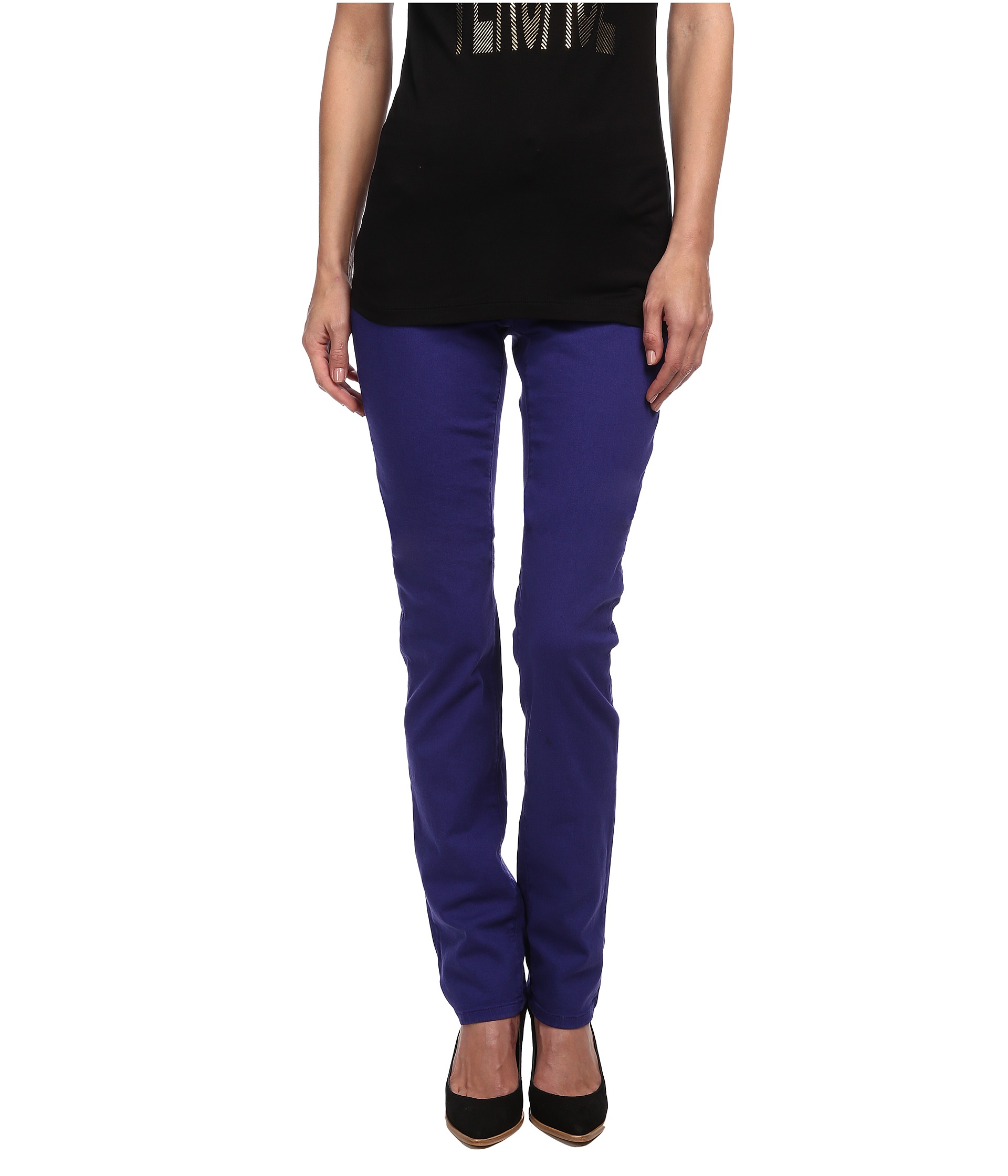 Jeans Jeans with Back Pocket Embellishment in Purple Purple - Zappos ...