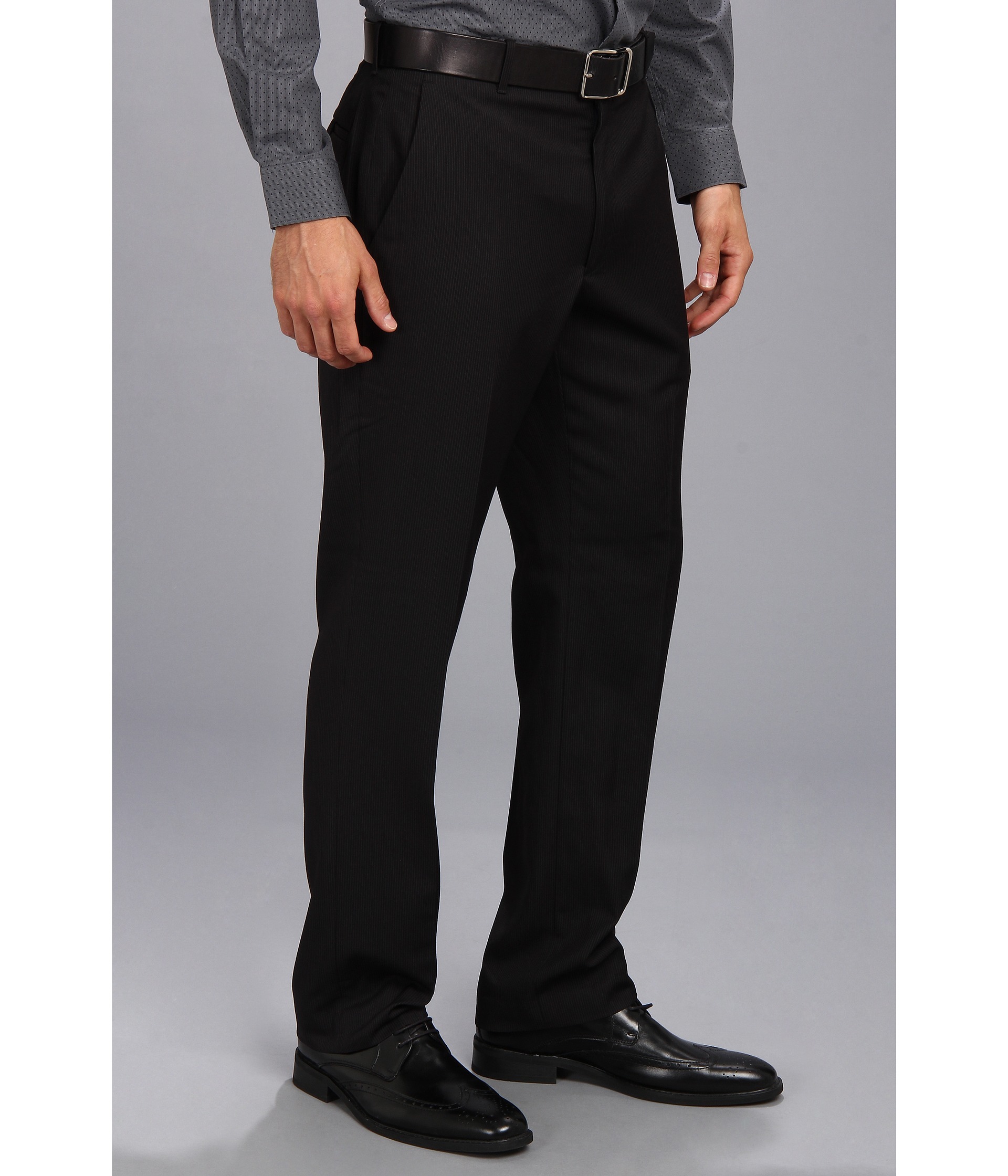 Perry Ellis Portfolio Modern Fit Travel Luxe Dress Pant - Zappos