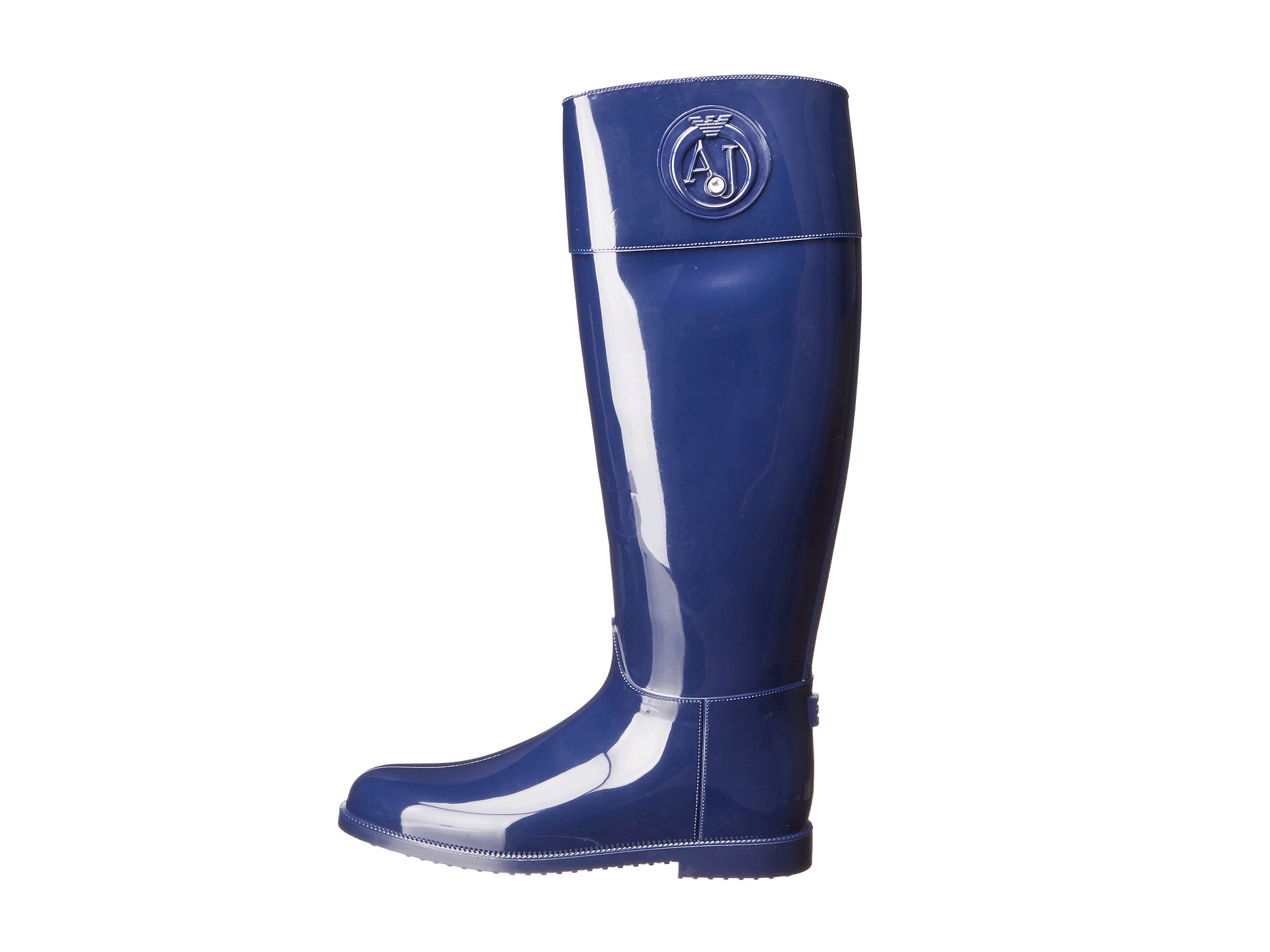 Armani Jeans Rj Rain Boot With Crystal Navy | Shipped Free at Zappos