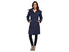 Cole Haan Taffeta Down Single Breasted w/ Oversized Collar (Rainstorm)