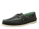 Sperry Top-Sider A/O 2-Eye Dual Tone Leather (Black)