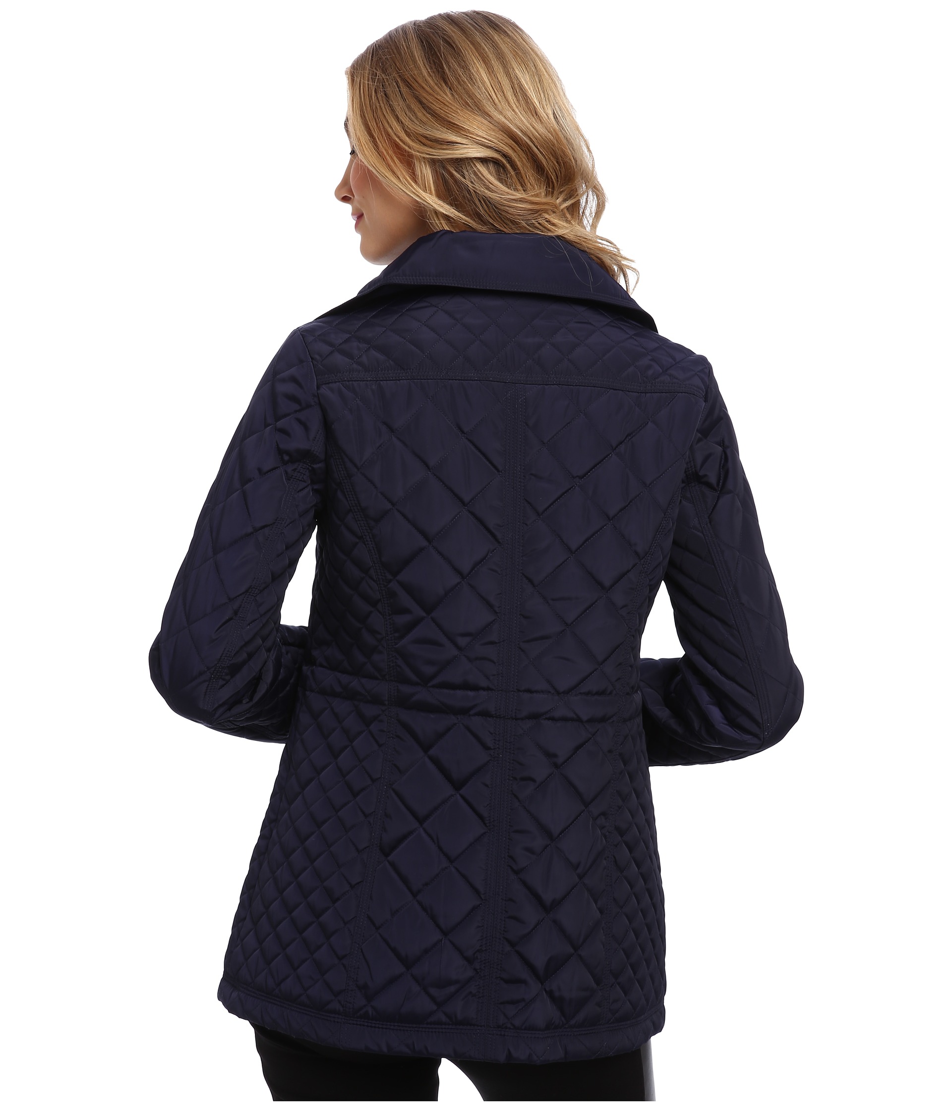 Jessica Simpson Jofmp605 Coat Navy, Clothing, Women | Shipped Free at ...