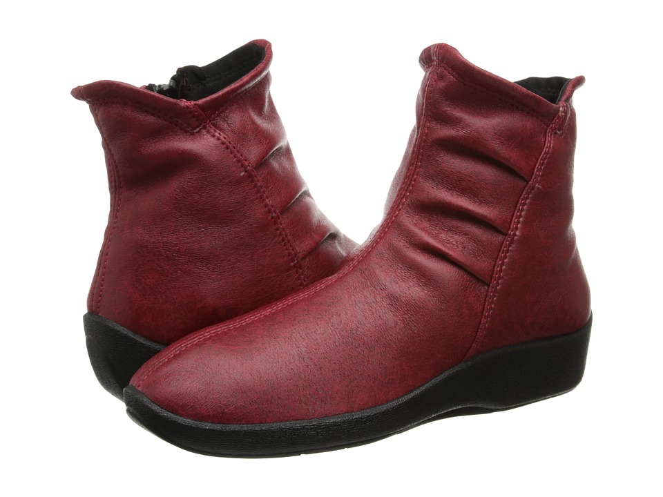 Arcopedico L19 (Cherry Red) Women's Zip Boots