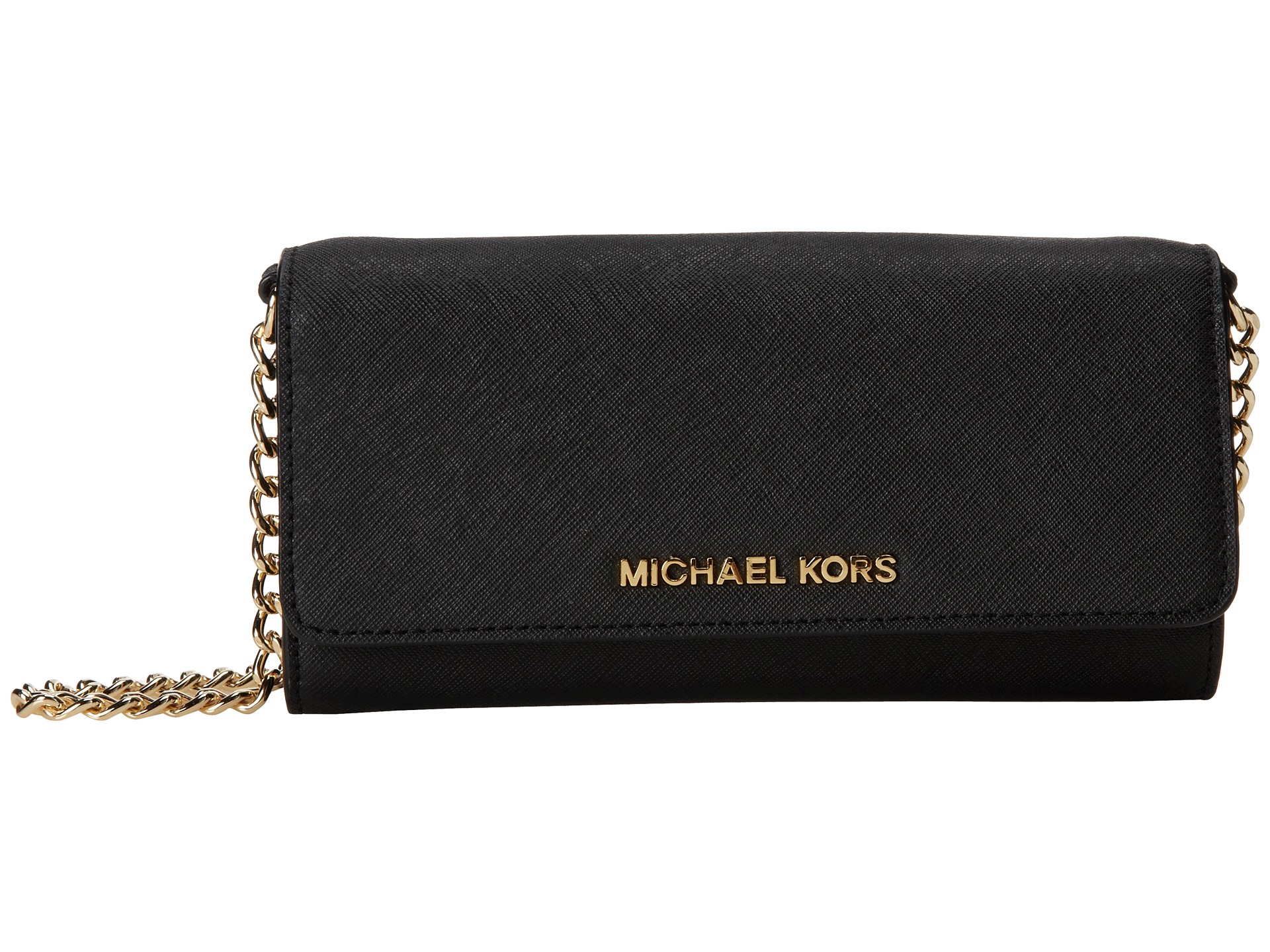 michael michael kors jet set travel wallet on a chain