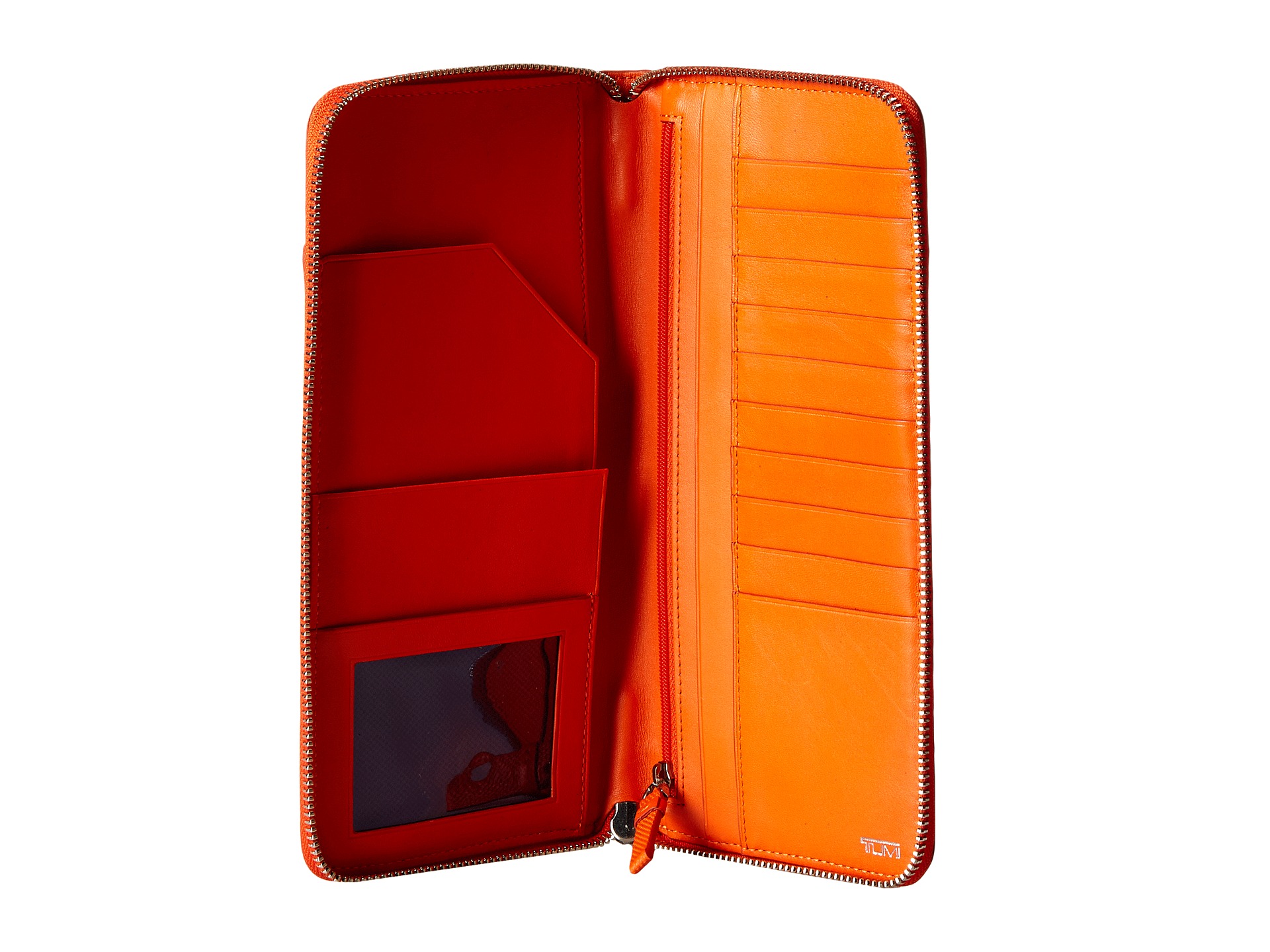 Tumi Prism Travel Leather Wallet Free Shipping BOTH Ways