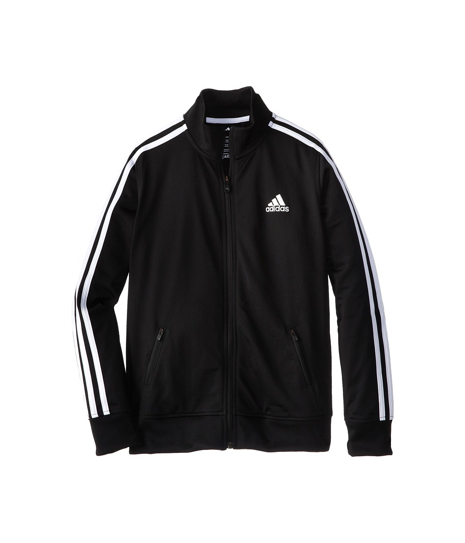 adidas Kids - Separates Training Track Jacket (Big Kids) (Black/White) Boy