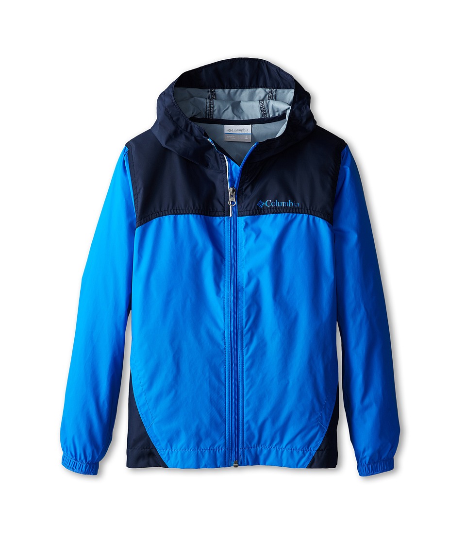 Columbia Kids - Glennaker Rain Jacket (Little Kids/Big Kids) (Hyper Blue/Collegiate Navy) Boy