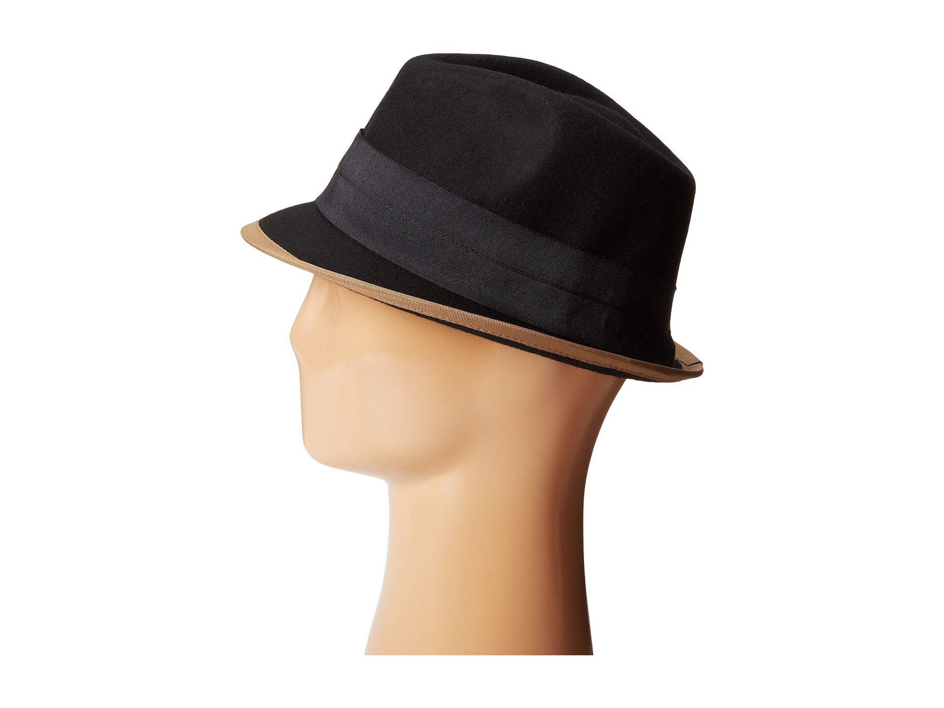 Grace Hats Asymmetry Hat Tip Black | Shipped Free at Zappos