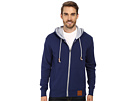 Sperry Top-Sider Hampton Starboard Solid Zip Up Hoodie (Deep Indigo)