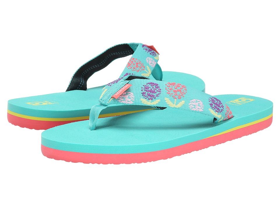 Teva Kids - Mush II (Little Kid/Big Kid) (Dandelions Aqua) Girls Shoes