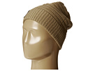 Cole Haan Horizontal Rib Cuff Hat (Camel)