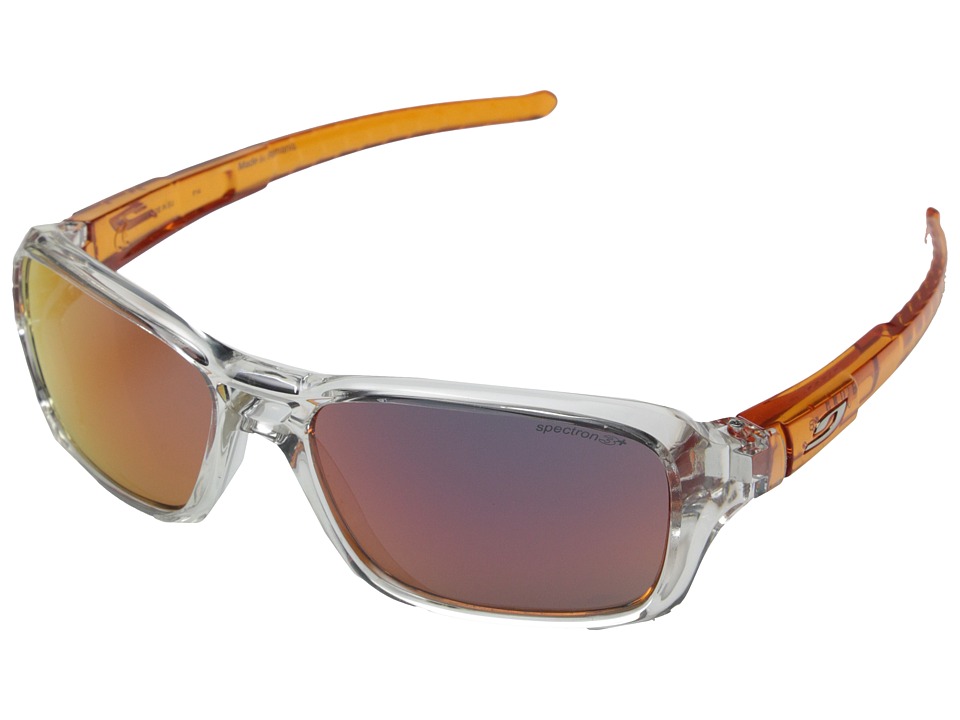 Julbo Eyewear Gloss Sunglasses (Clear/Orange with Spectron 3+ Lenses) Sport Sunglasses