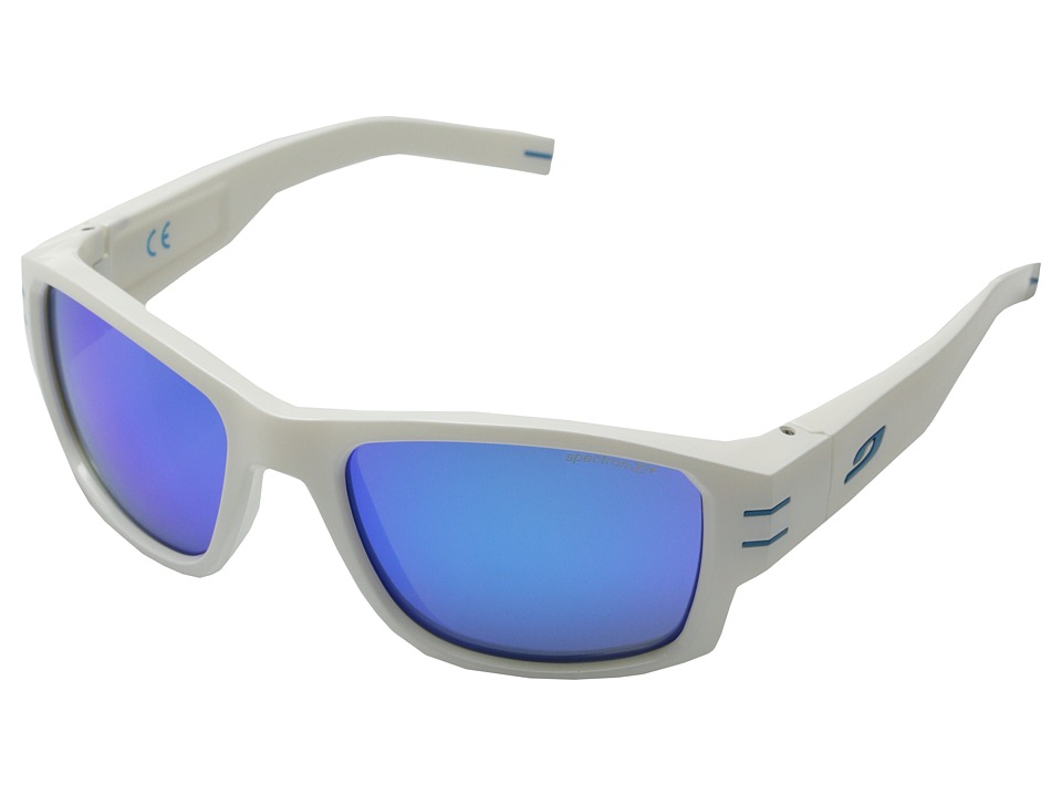 Julbo Eyewear Kaizer Sunglasses (White/Blue with Spectron 3+ Lenses) Sport Sunglasses
