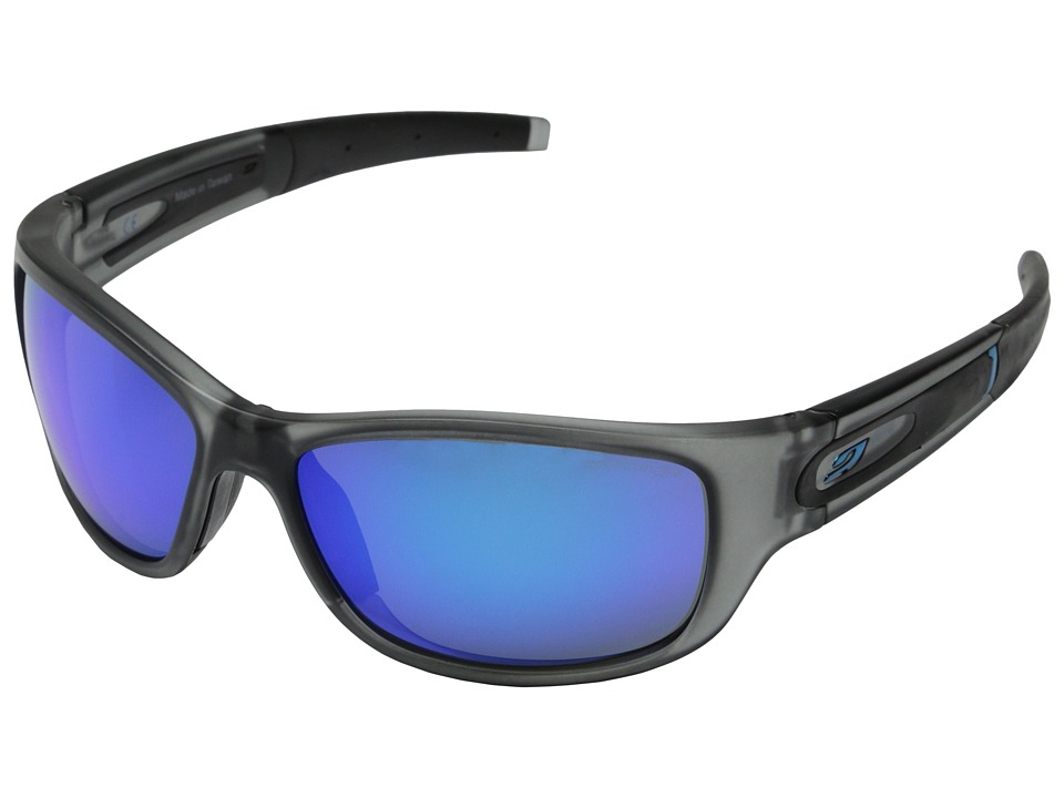 Julbo Eyewear Stony Sunglasses (Grey with Spectron 3+ Blue Lenses) Sport Sunglasses
