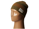 Sperry Top-Sider Marled Stripe Beanie w/ Twill Patch (Avocado)