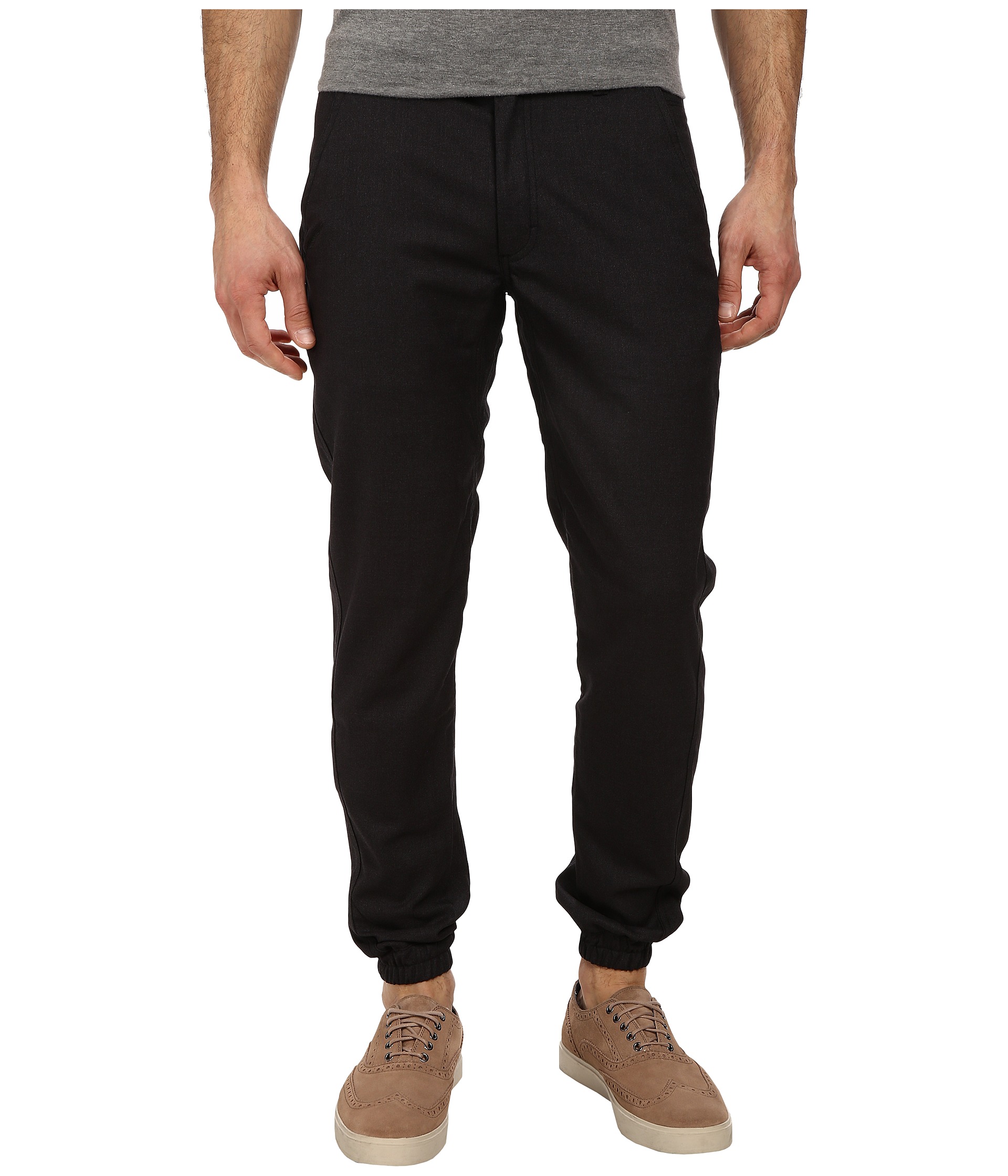 ... Stretch Twill Jogger Charcoal, Clothing | Shipped Free at Zappos