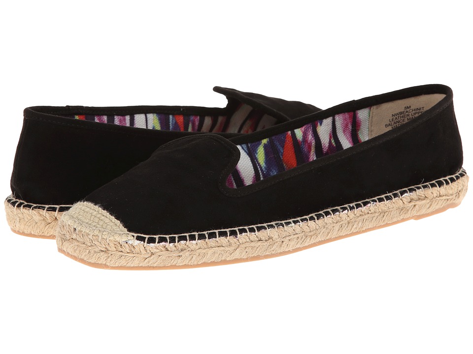 Zappos.com Nine West - Beachinit (black/black Suede) Women's Slip On