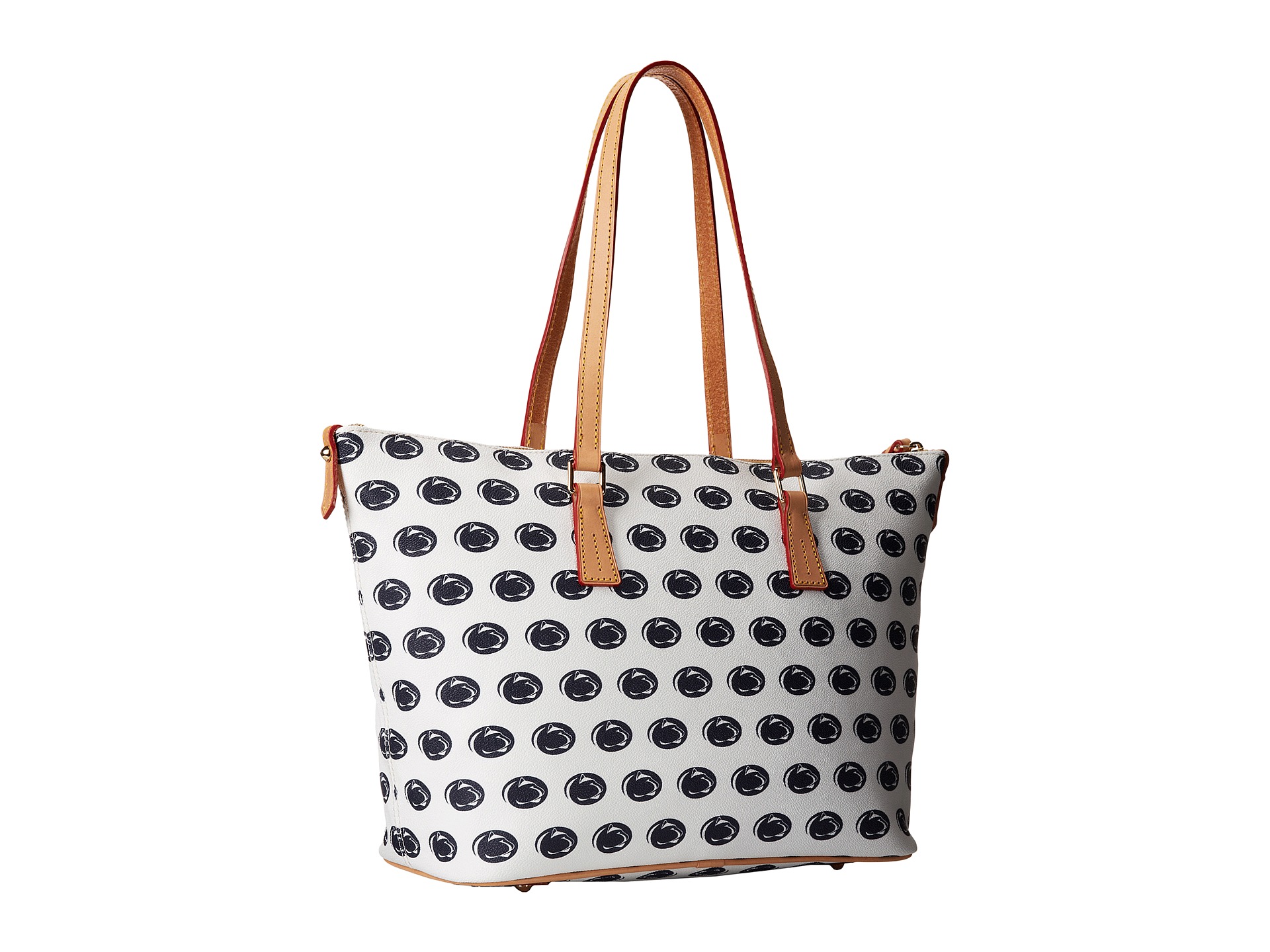 Gustto Costella Zip Top Shopper dooney bourke collegiate zip top shopper white penn Gustto Costella Zip Top Shopper dooney bourke collegiate zip top shopper white penn