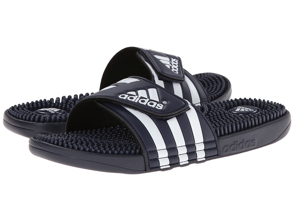 adidas adissage (New Navy/White) Shoes