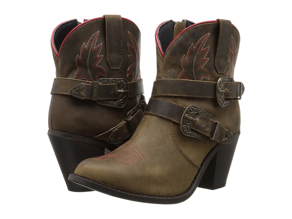 Dingo - Bridget (Taupe) Cowboy Boots