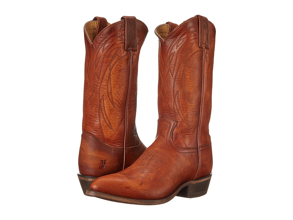 Frye Billy Pull On (Cognac Washed Oiled Vintage) Western Boots