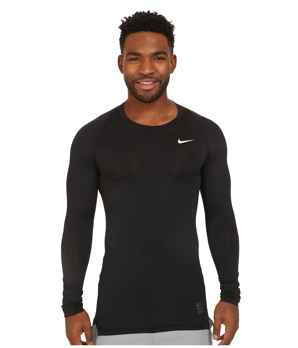 Nike Pro Cool Compression L/S (Black/Dark Grey/White) Men