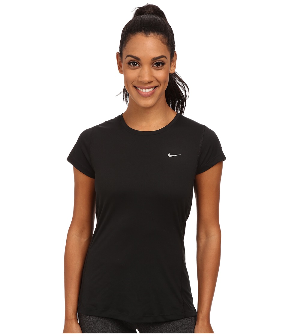 Nike - Dri-FIT Miler Short Sleeve Top (Black) Women