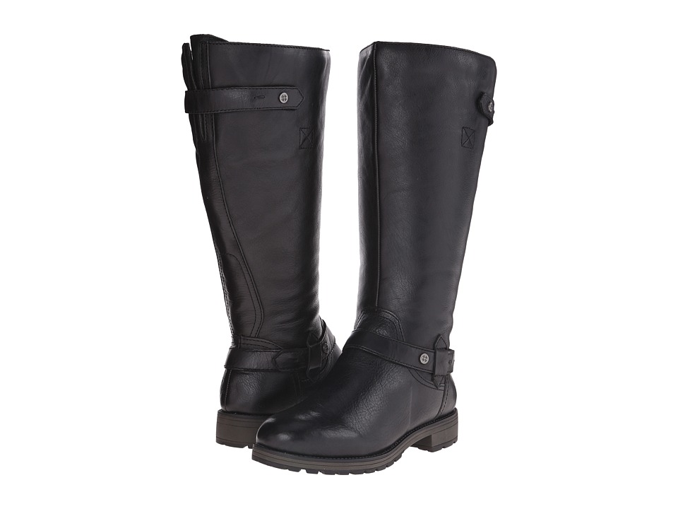 Naturalizer - Tanita Wide Calf (Black Leather) Women