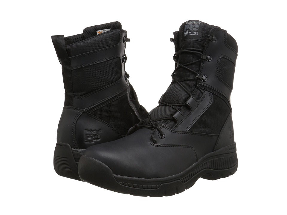 Timberland PRO 8 Valortm Duty Soft Toe Side-Zip (Black) Men