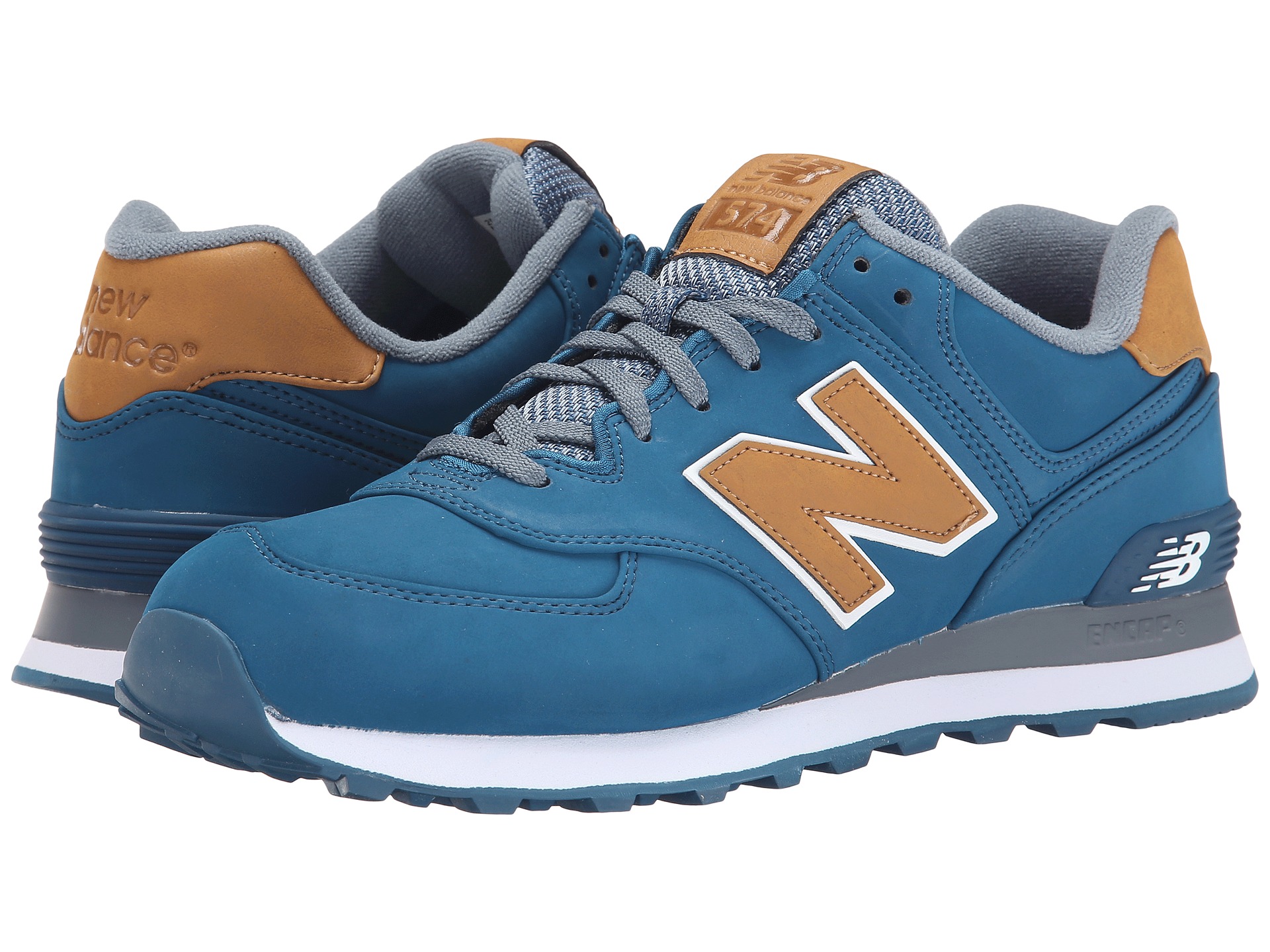 New Balance Classics 574 - Lux Blue - Zappos Free Shipping BOTH ...