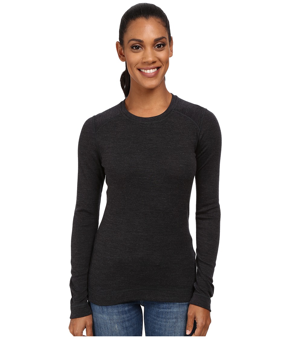Smartwool - NTS Mid 250 Crew Top (Charcoal Heather) Women