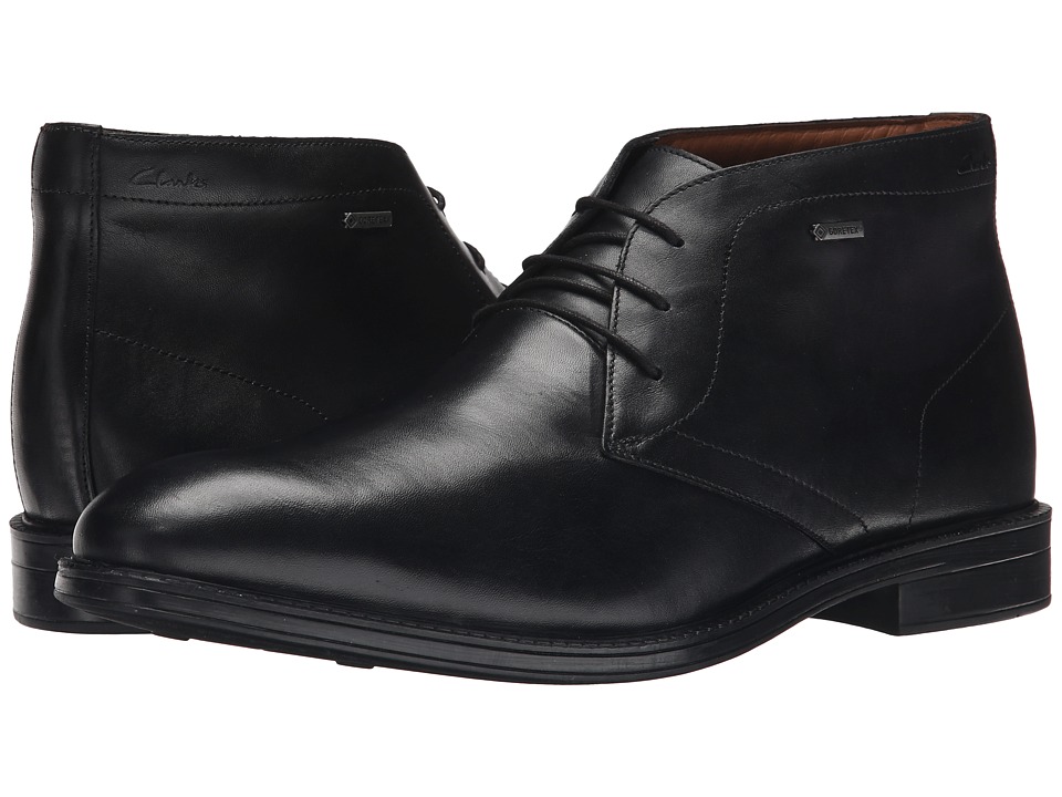 Clarks - Chilver Hi GTX (Black Leather) Men