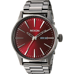 nixon the sentry ss the gunmetal burgundy collection zappos free shipping both ways nixon the sentry ss the gunmetal burgundy collection zappos free shipping both ways