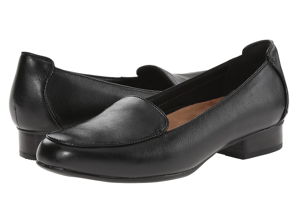 Clarks - Keesha Luca (Black Leather) Women's 1-2 inch heel Shoes