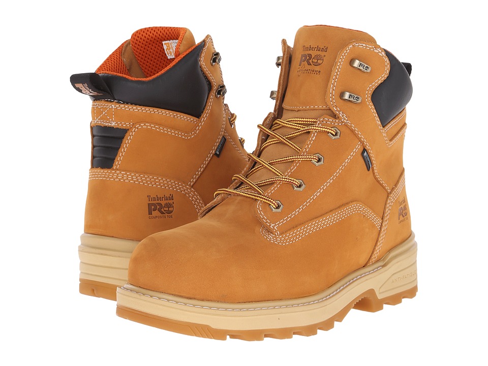 Timberland PRO 6 Resistor Composite Safety Toe Waterproof Insulated Boot (Wheat) Men