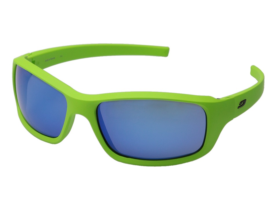 Julbo Eyewear Slick Lifestyle Sunglasses Matte Green/Blue Sport Sunglasses