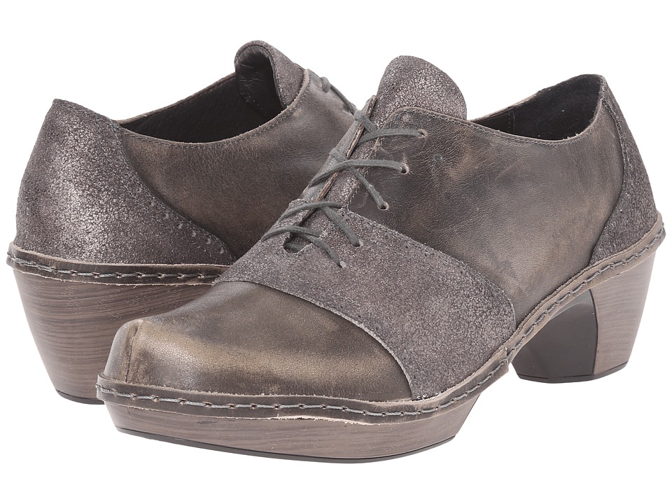 Naot Footwear Besalu (Gray Shimmer Leather/Vintage Gray Leather) Women