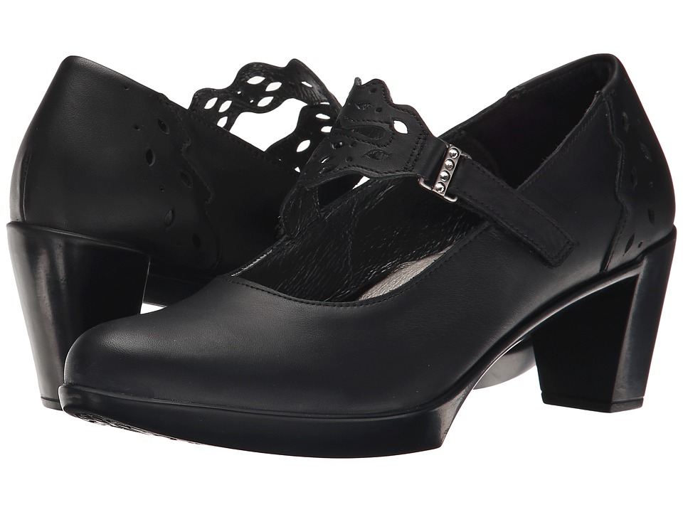 Naot Footwear Amato (Jet Black Leather) Women