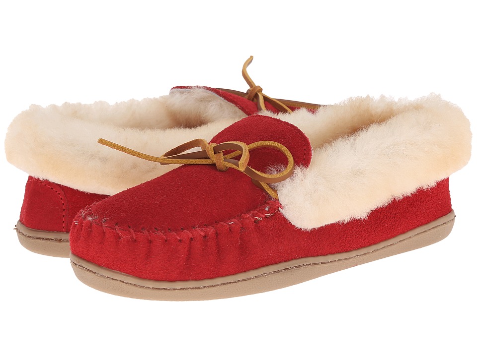 Minnetonka Alpine Sheepskin Moc (Red) Women