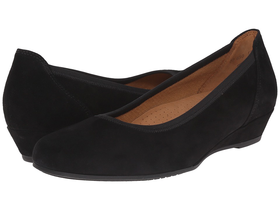 Gabor - Gabor 02.690 (Black Samtchevreau) Women