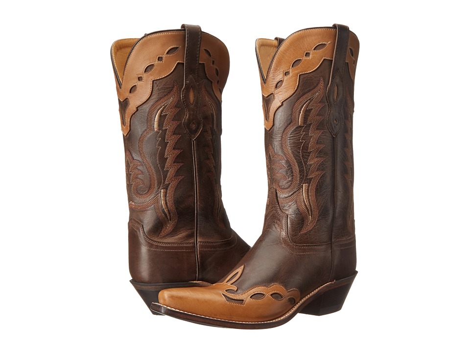 Old West Boots - LF1538 (Brown Canyon/Bazooka) Cowboy Boots